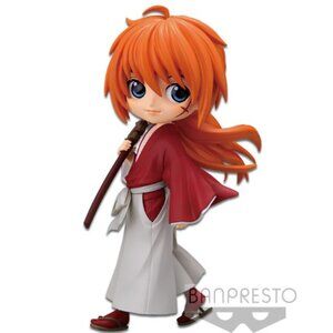New Banpresto Rurouni Kenshin Q Posket Kenshin Himura Figure 14cm Japan
